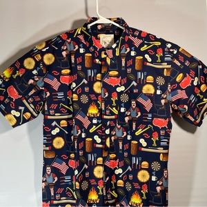 RSVLTS Men XL City of Pawnee Parks Rec Ron Swanson Shirt of Greatness Kunuflex.